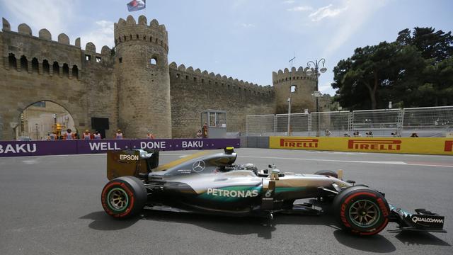 Baku accueille le championnat du monde de F1 depuis l'an dernier. [Keystone - Zurab Kurtsikidze]