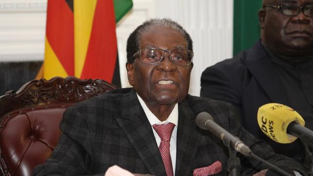 Robert Mugabe, le 19 novembre 2017 à Harare. [EPA/Keystone - Zimbabwean Government/The Harald]