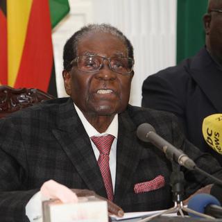 Robert Mugabe, le 19 novembre 2017 à Harare. [EPA/Keystone - Zimbabwean Government/The Harald]