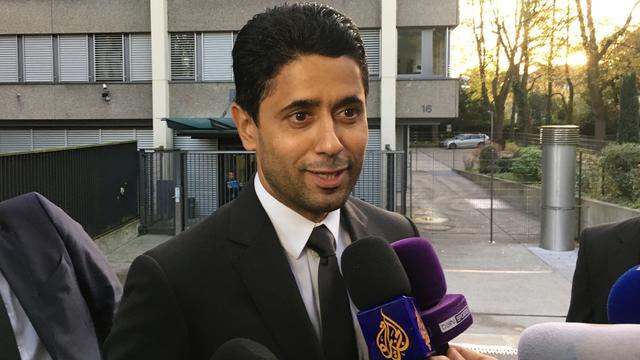 "Je n'ai rien à cacher", a déclaré Nasser Al-Khelaïfi mercredi à Berne. [Graham Dunbar]