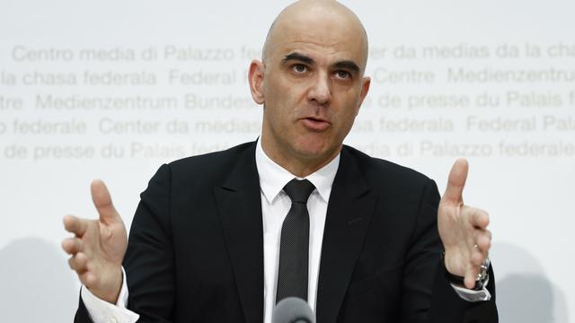 Le ministre de la Santé Alain Berset. [Peter Klaunzer]