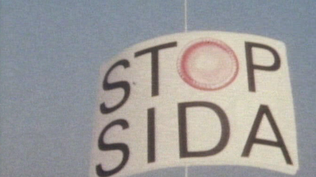 Campagne suisse de prévention contre le sida, 1987. [RTS]