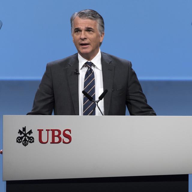 Sergio Ermotti, CEO d'UBS. [Keystone - Georgios Kefalas]