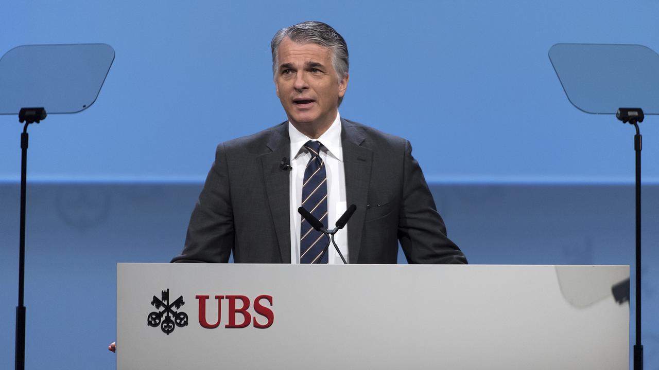 Sergio Ermotti, CEO d'UBS. [Keystone - Georgios Kefalas]