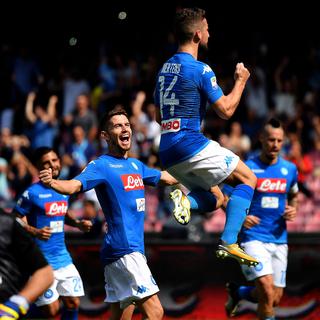 L'équipe de Naples vit un beau démarrage de saison 2017-2018.
ALBERTO PIZZOLI
AFP [ALBERTO PIZZOLI]