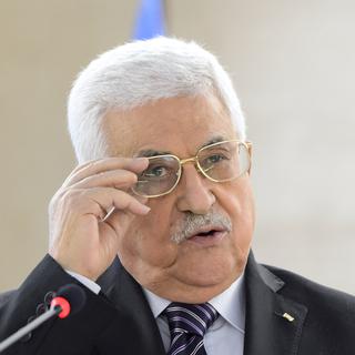Le président de l'Autorité palestinienne Mahmoud Abbas. [Keystone - Martial Trezzini]