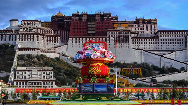 Le Palais du Potala à Lhassa, Tibet. [Xinhua/AFP - Purbu Zhaxi]