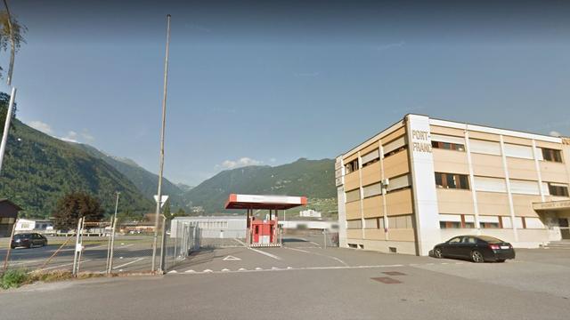 Le site du port franc à Martigny. [Google Maps]