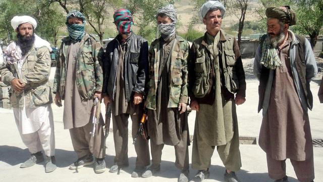 Les talibans (ici des militants en 2013) ont-ils les moyens de metrte en oeuvre leurs menaces? [EPA/Keystone - Muhammad Sharif]