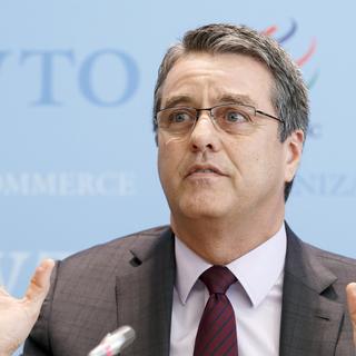 Le directeur général de l'Organisation mondiale du commerce (OMC), le 22 février 2017 à Genève.