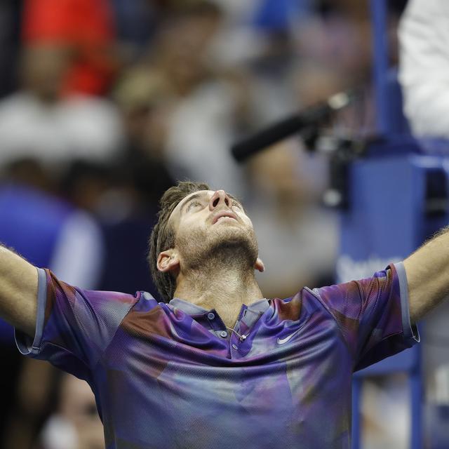 Le tennisman argentin Juan Martin del Potro. [NurPhoto/AFP - Foto Olimpik]