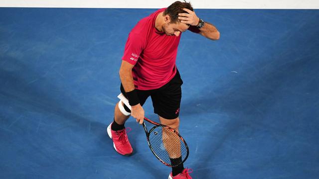 Stan Wawrinka a gardé des séquelles de son tournoi australien. [Dean Lewins]