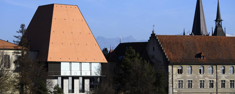 Le nouveau bâtiment du Grand Conseil vaudois à Lausanne. [Keystone - Laurent Gilliéron]