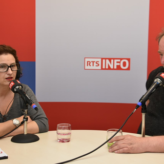 Morena Pozner et Marc Seiler. [RTS - Gaël Klein]