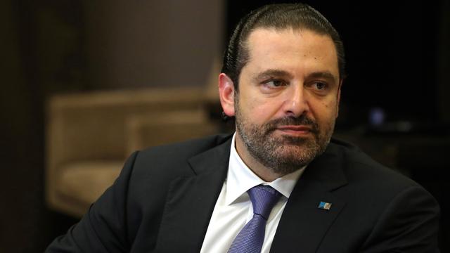 Le Premier ministre libanais démissionnaire Saad Hariri, photographié le 13 septembre. [AFP - Kremlin Press Centre / ANADOLU AGENCY]