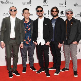 Le groupe Linkin Park en avril 2017 à Berlin. [Keystone - DPA/Britta Pedersen]