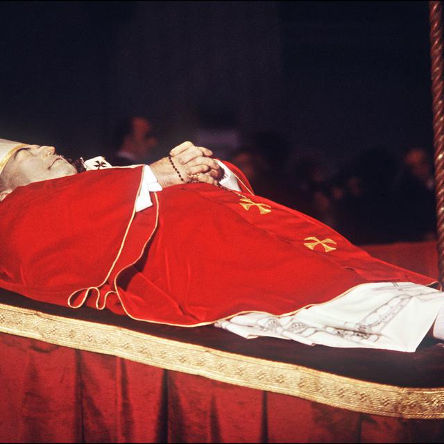 Le pape Jean-Paul I, quelques jours après sa mort. [AFP]