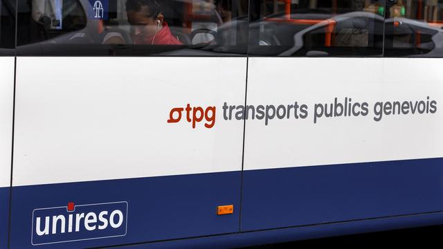 Un bus des Transports Publics Genevois (TPG).