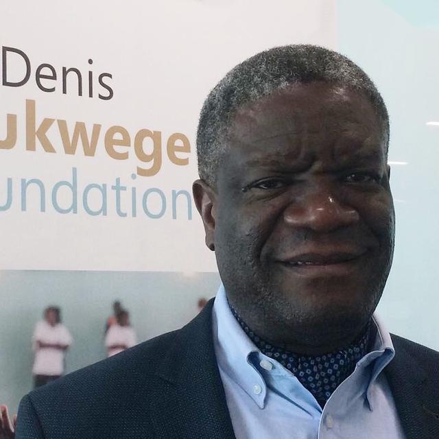 Portrait de Denis Mukwege, pasteur et chirurgien congolais. [DR - Gabrielle Desarzens]