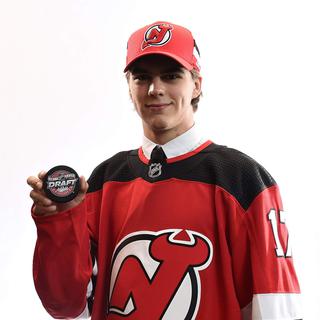 Nico Hischier a été repêché au premier tour de la draft NHL par les New Jersey Devils à Chicago.
Stacy Revere/Getty Images
AFP [AFP - Stacy Revere/Getty Images]