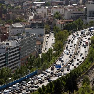 Le périphérique parisien, vu du 13e arrondissement. [ONLY FRANCE/ AFP - Ana Beauvir]