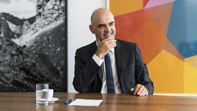 Le conseiller fédéral Alain Berset. [Keystone - Alessandro della Valle]