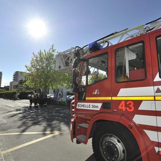 Un camion de pompier à Renens (image d'illustration). [Christian Brun]