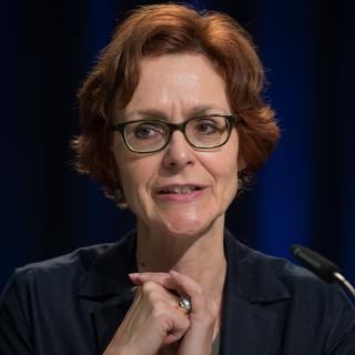 La directrice d'economiesuisse Monica Rühl. [Keystone - Davide Agosta]
