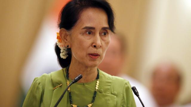 La dirigeante birmane Aung San Suu Kyi. [EPA/Keystone - Hein Htet]