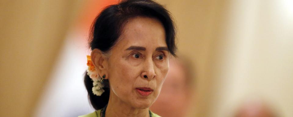 La dirigeante birmane Aung San Suu Kyi. [EPA/Keystone - Hein Htet]