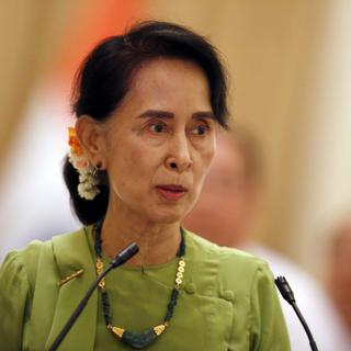 La dirigeante birmane Aung San Suu Kyi. [EPA/Keystone - Hein Htet]