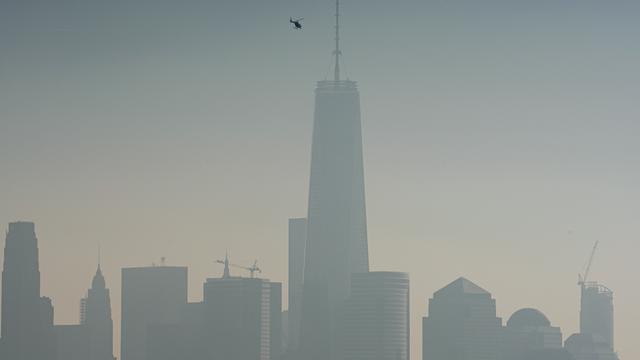 Un jour de pollution dans le quartier de Manhattan, à New York. [Rickey Rogers]