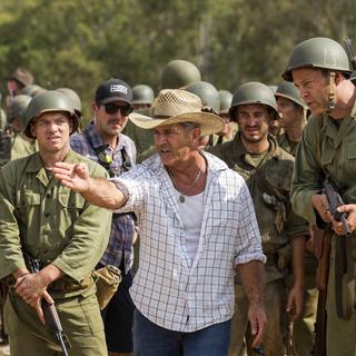 Mel Gibson sur le tournage du film "Tu ne tueras point". [Keystone - AP Summit]