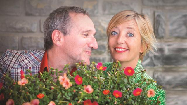 Christian Scheidt et Brigitte Rosset dans le spectacle "La locandiera quasi comme". [DR - Pierre Vogel]