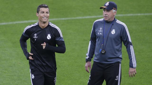 Cristiano Ronaldo trouvera dans le camp munichois son ancien coach Carlo Ancelotti. [Max Rossi]