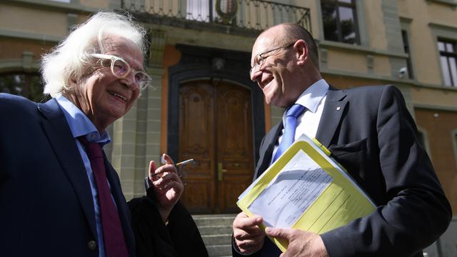 Jean-Luc Addor était défendu par Marc Bonnant, qui n'a pas réussi à convaincre le tribunal.