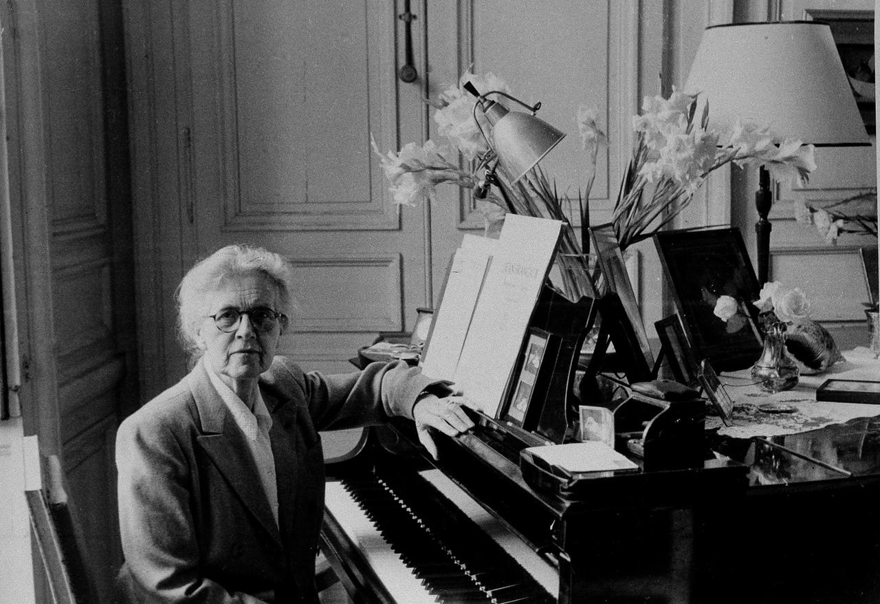 Nadia Boulanger (1887-1979), pianiste et pédagogue française. [AP Photo / AFP - Murray Becker]