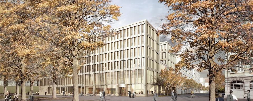 La maquette du nouvel Hôtel judiciaire de La-Chaux-de-Fonds. [DR - Isler Gysel Architekten]