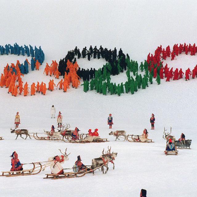 La cérémonie d'ouverture des Jeux olympiques d'hiver de 1994 à Lillehammer. [AFP - Karl Mathis]