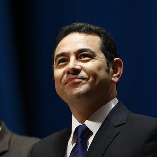 Le président guatémaltèque, Jimmy Moralès a choisi les réseaux sociaux pour annoncer sa volonté de déplacer l'ambassade du Guatémala à Jérusalem [Keystone - Moises Castillo]
