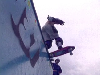 Compétition de skateboard à Versoix en 1989.