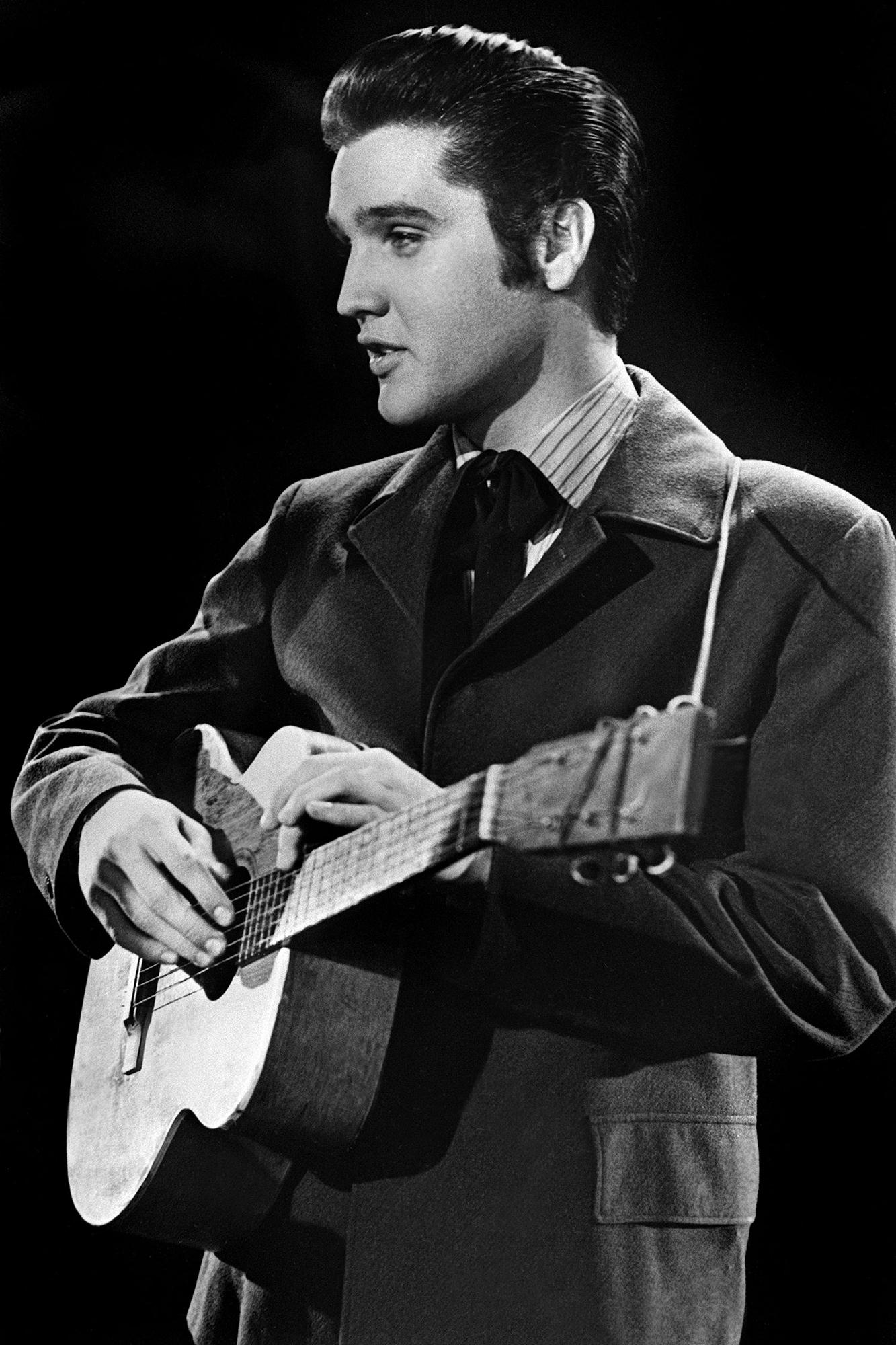 Elvis Presley dans les années 1950. [INP/AFP]