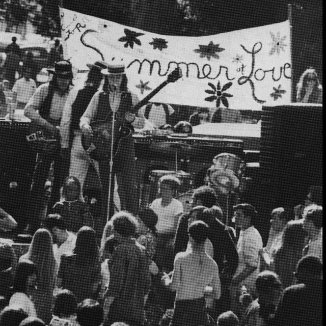 Un concert des "Charlatans" à San Francisco en mai 1967. [Keystone - Gene Anthony]