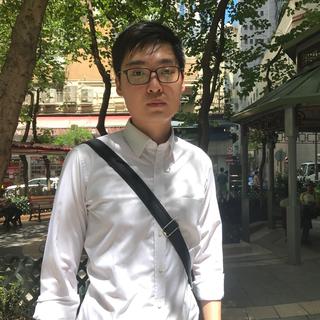 Andy Chan, activiste politique à Hong Kong. [RTS - Raphaël Grand]