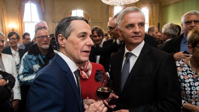 Ignazio Cassis va-t-il succéder à Didier Burkhalter aux Affaires étrangères? [Keystone - Gabriele Putzu]