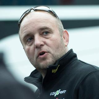 Fred Corminboeuf, actuel patron du Team de Tom Lüthi, en Espagne en 2015.
Marcel Bieri
Keystone [Keystone - Marcel Bieri]