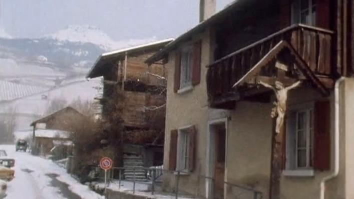 Muraz-sur-Sierre en 1977. [RTS]