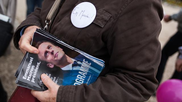 Le mouvement "En Marche!" devient "La République en marche" en vue des législatives. [AFP - Irina Kalashnikova]