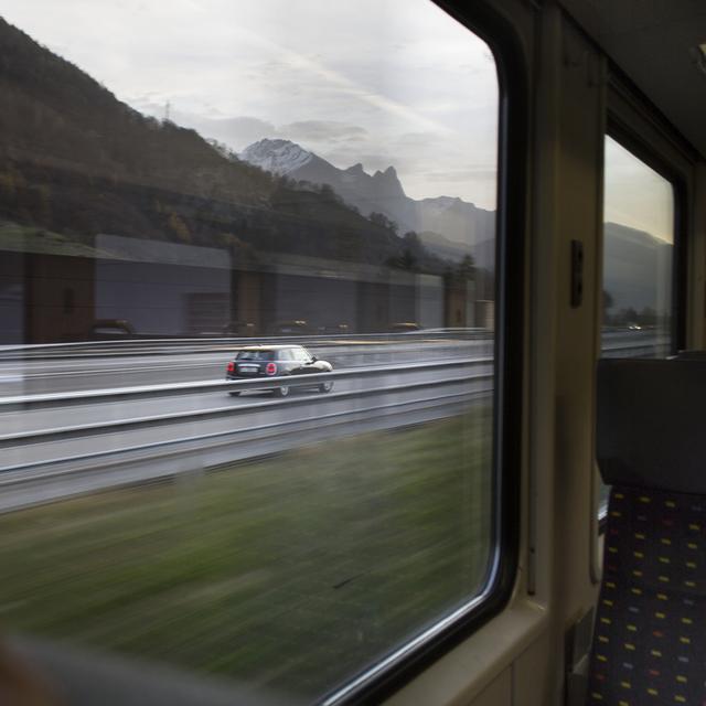 Le train reste le moyen de transport le plus sûr. [Keystone - Gaëtan Bally]