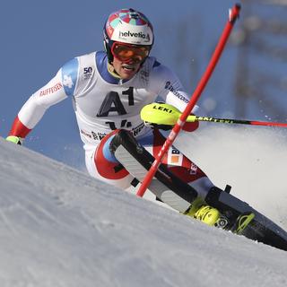 Daniel Yule s'en est bien sorti sur un tracé qui a posé des problèmes aux cadors de la spécialité. [Shinchiro Tanaka]